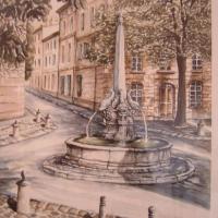 Fontaine des 4 dauphins Aix-en-Provence