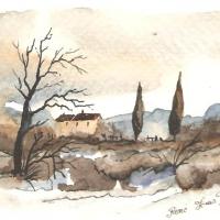 Aquarelle miniature I